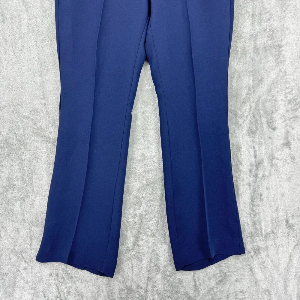 Cabi Pants  8 Curvy PR Trouser Boot Cut Career Classic Navy‎ Blue 117 Minimalist
